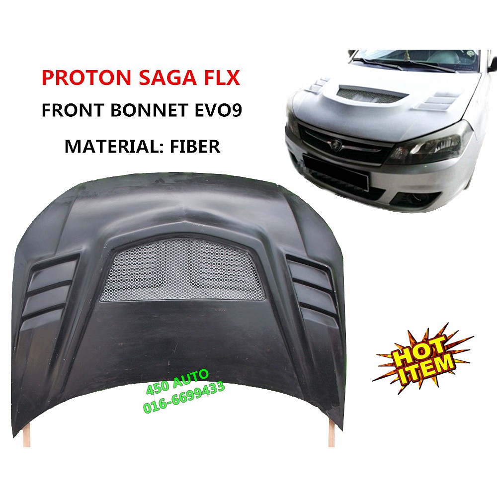 Saga Flx Fl Sv 11 16front Bonnet Evo9 B8201 Evo 9 Hood Engine Cover Bumper Lamp Light Head Side Signal Skirt Lip Bodykit Shopee Malaysia