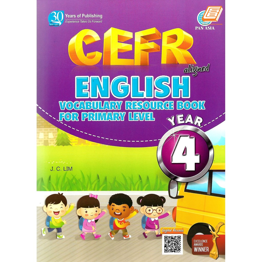 CEFR Aligned English Vocabulary Resource Book For Primary Level Year 4 ...