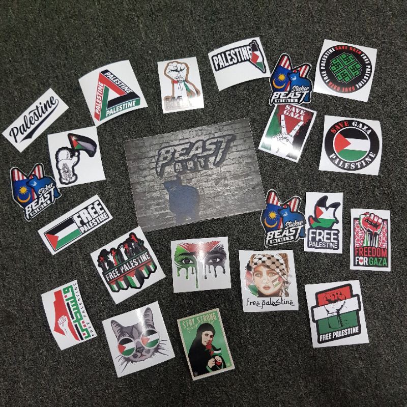 Sticker Palestine / Save Gaza / Free Palestine / Save Palestine