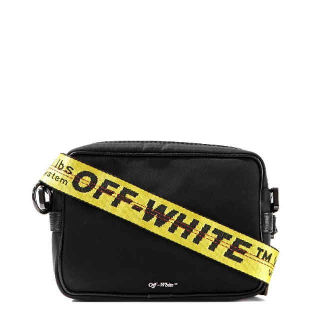 off white shoulder bag white