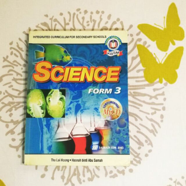Tingkatan 3 Form 3 Science Textbook Shopee Malaysia