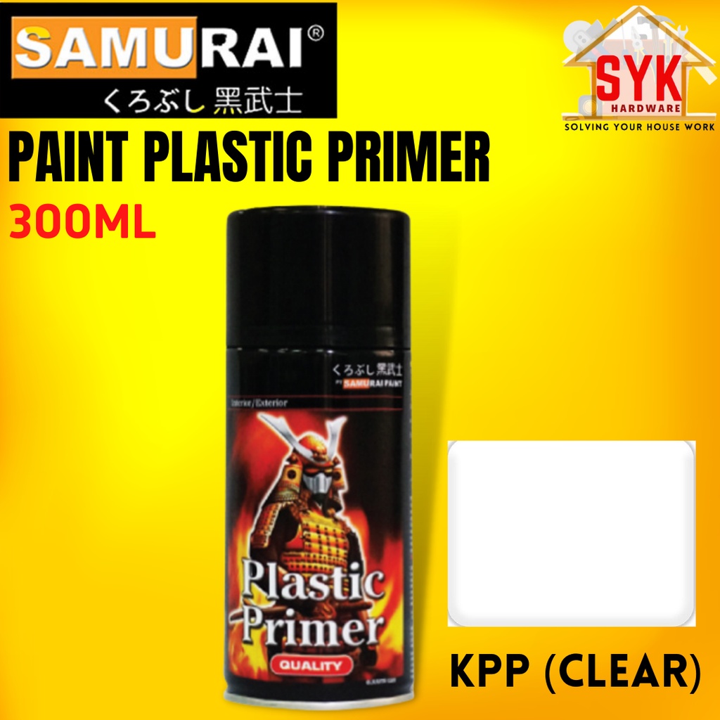 SYK SAMURAI Spray Paint Plastic PRIMER KPP Clear Spray Undercoat