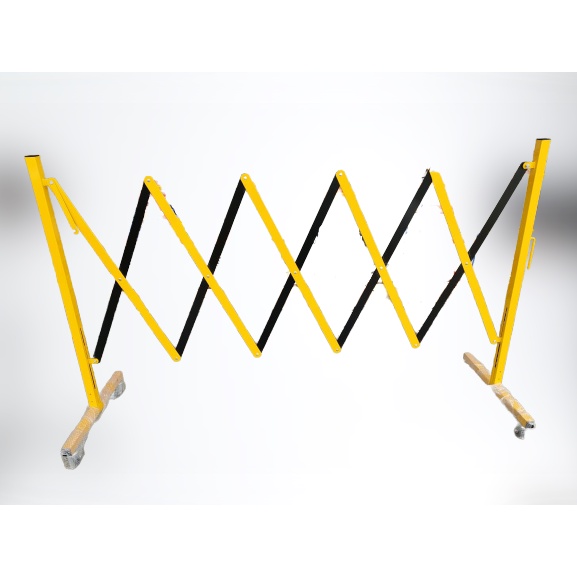 The Ramp People Extendable Heavy Duty Safety Barrier On Wheels 210cm X 540cm X 130cm