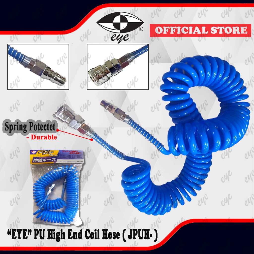 [100] Eye Pu High End Coil Hose/Air Compressor Spiral Hose/Pneumatic