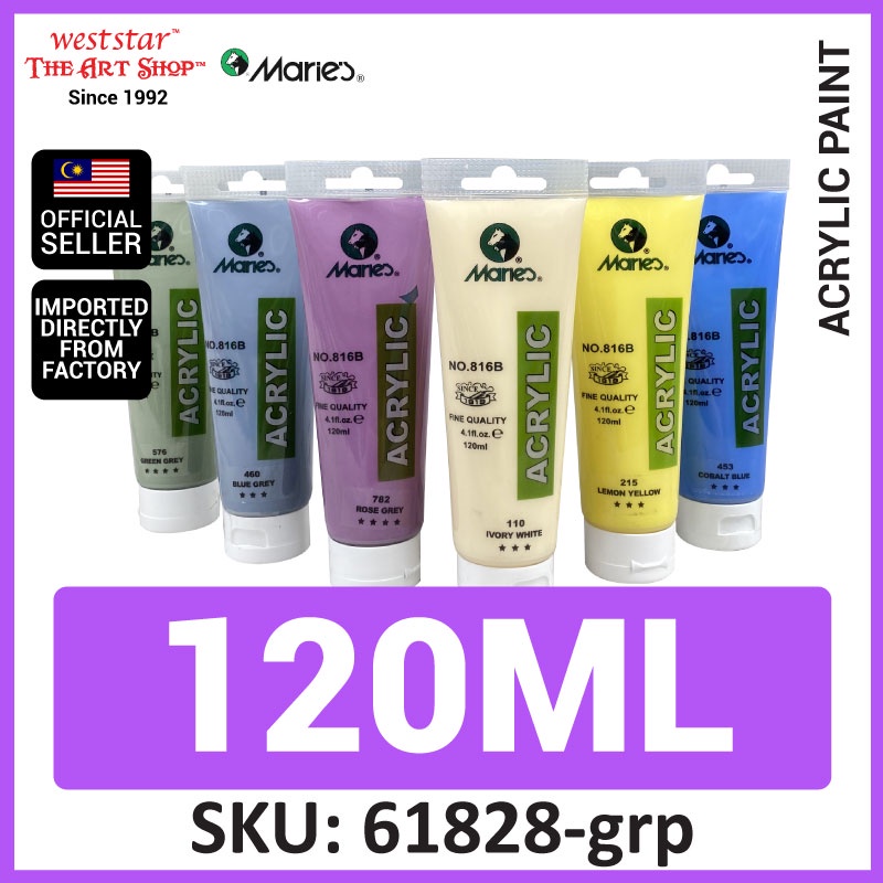 Marie's Acrylic Paint , Acrylic Color 120ml (PART 2/3) [Weststar The