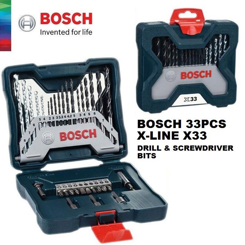 BOSCH X33 DRILL BIT SET 100ORIGINAL BOSCH READY STOCK Shopee Malaysia