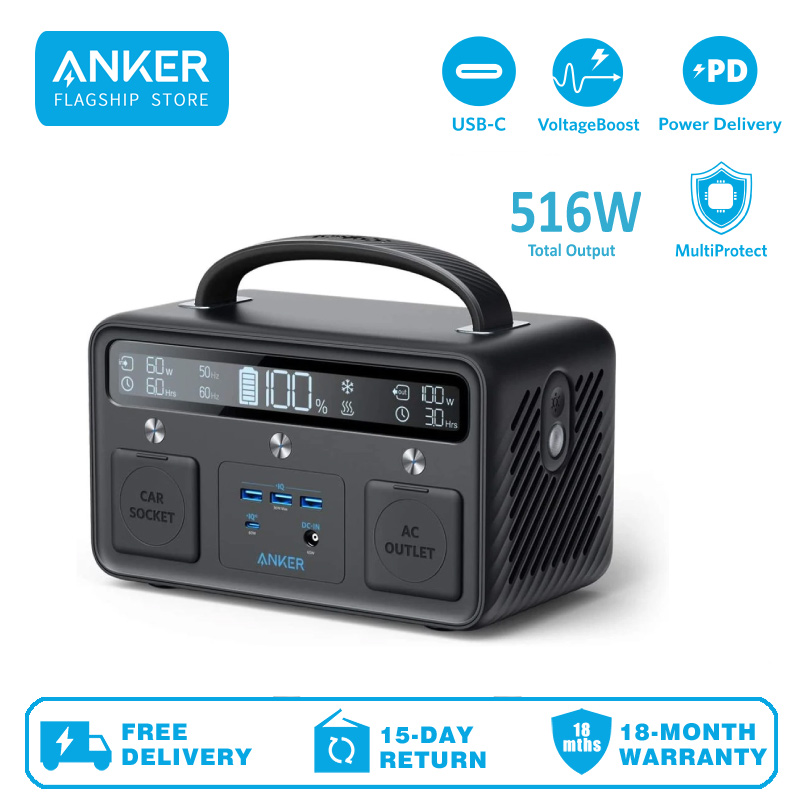 shopee: Anker A1730 PowerHouse II 400, 108000mAh USB-C Power Delivery Solar Generator for Camping, Road Trips, Emergency Power (0:0::;0:0::)