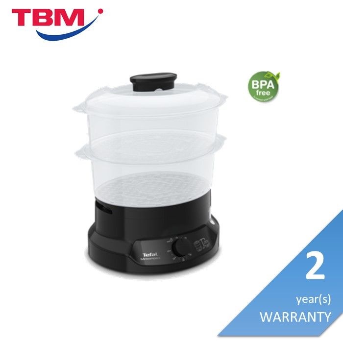 Tefal VC1398 Mini Compact Steamer 6.0L With 2 Bowl