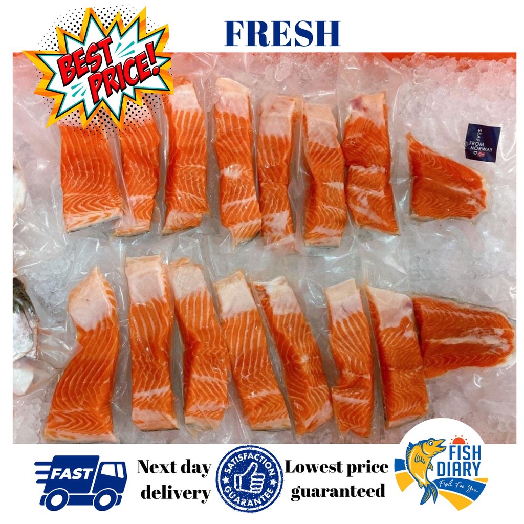 【Penang area only】PRE ORDER ????BEST DEAL???? FRESH Norway Salmon trout fillet 挪威三文鱼 (FREE DELIVERY for purchase RM12