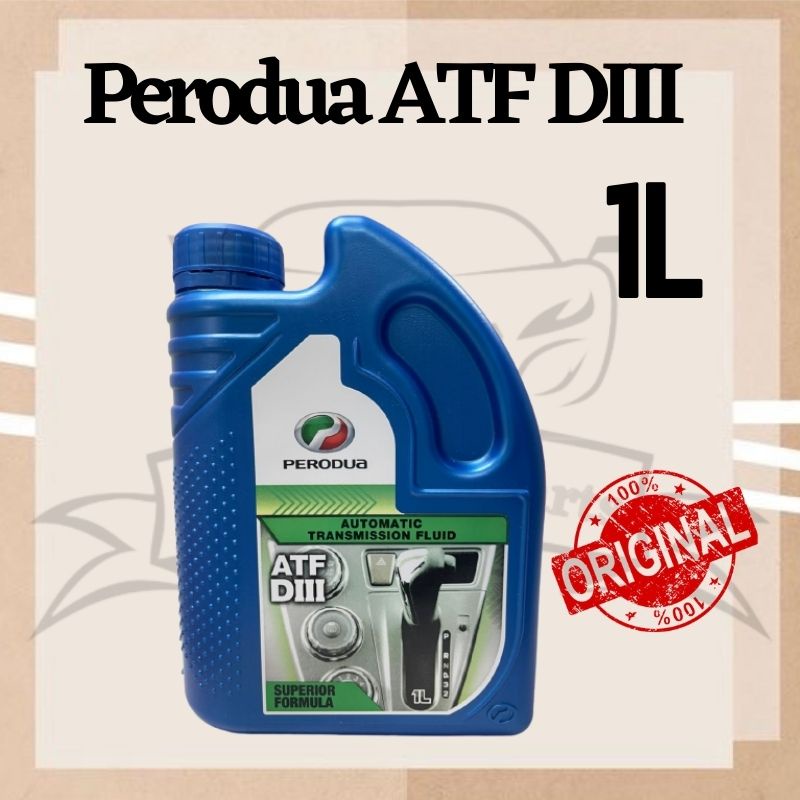 Perodua ATF DIII 1Liter Minyak Gear Box Auto Original Auto Transmission