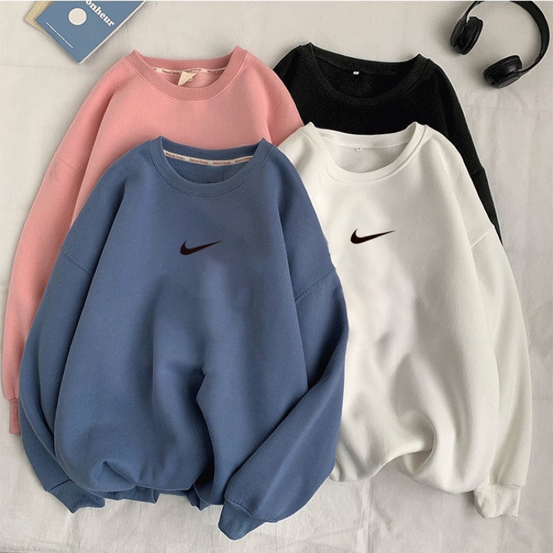 nike sweater beige