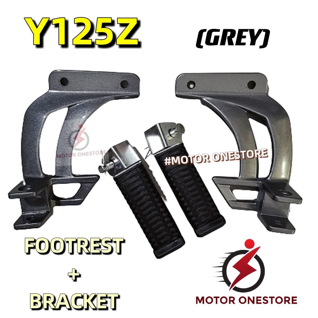 YAMAHA Y125Z REAR FOOTREST BRACKET LEFT RIGHT WITH FOOTREST / BESI KAKI TEMPAT PIJAK BELAKANG Y