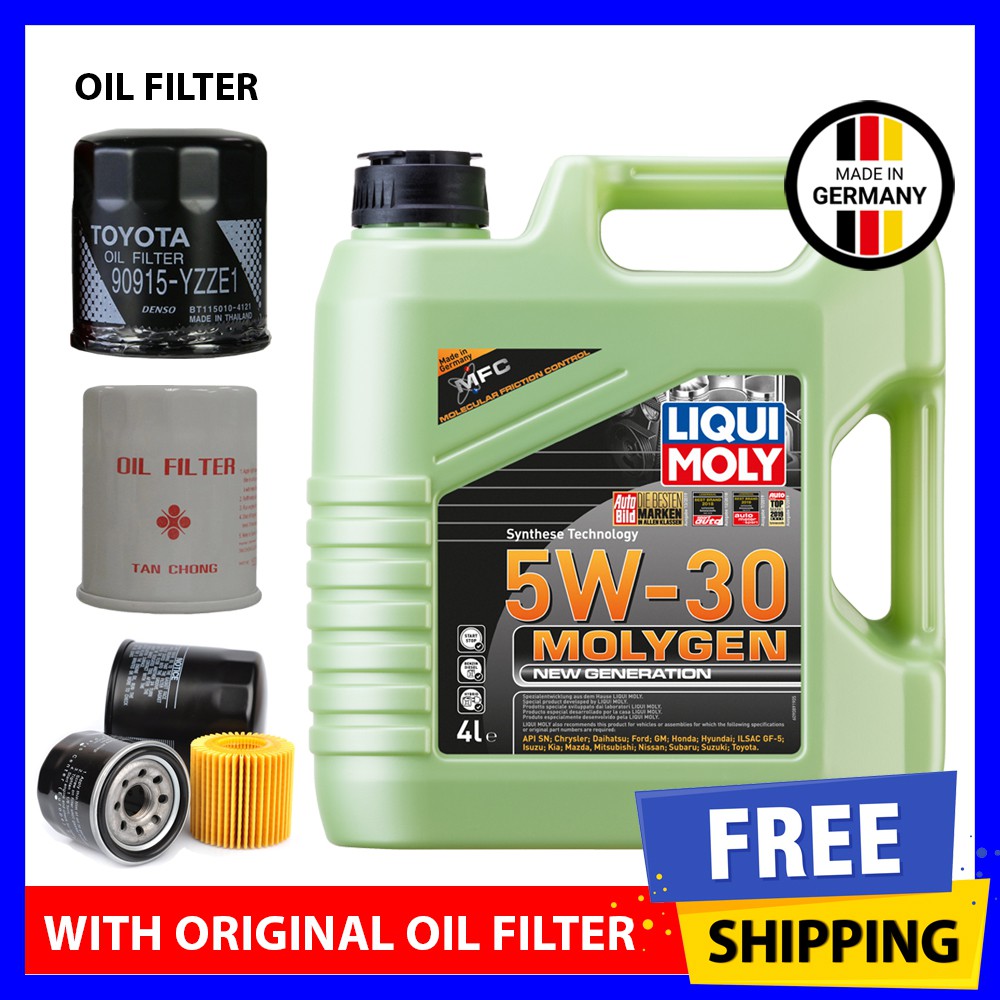 (Original Oil Filter) Liqui Moly MOLYGEN 5W30 NEW 