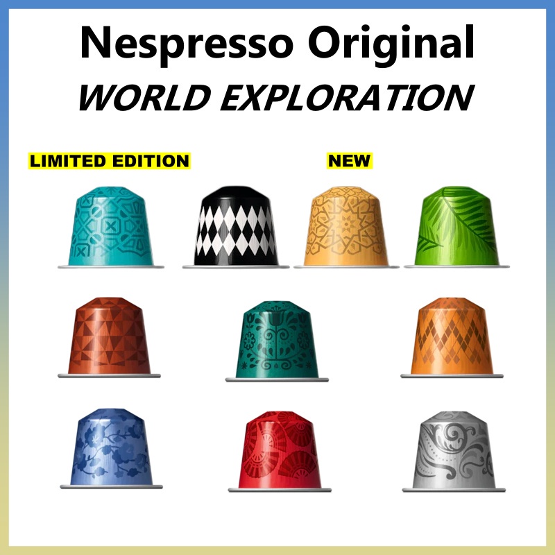 [Nespresso Original] World Exploration Coffee Capsules, 10 Capsules ...