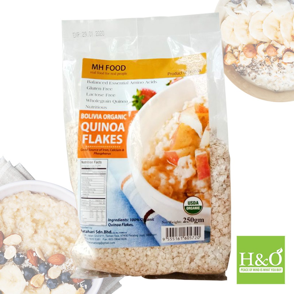 MH Food Bolivia Organic Quinoa Flakes 250g Shopee Malaysia