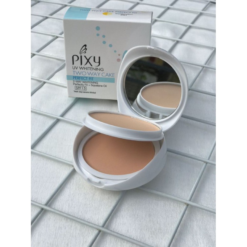 Pixy uv whitening compact powder cover last