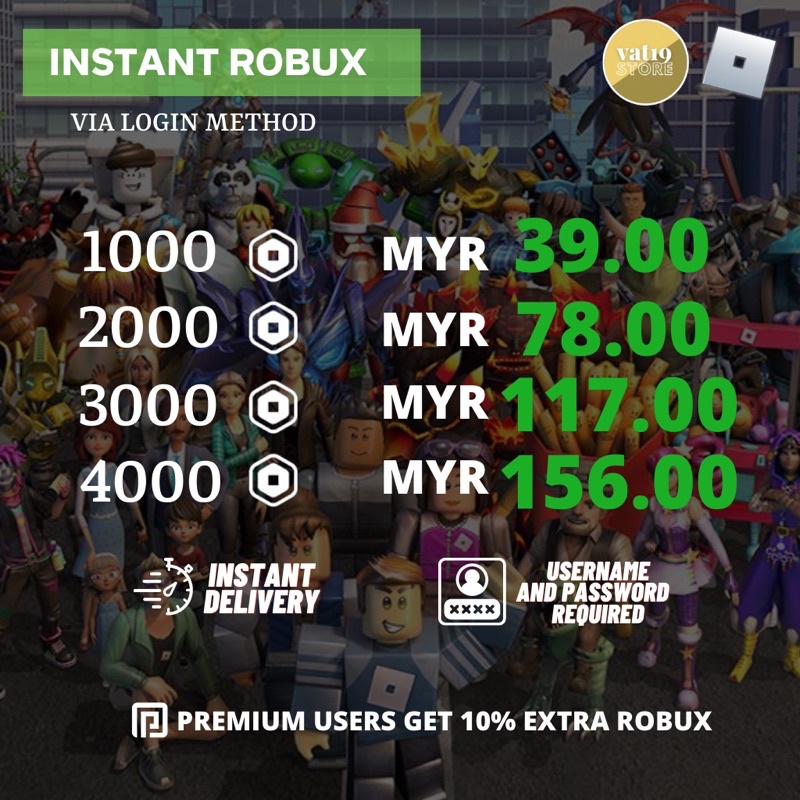 How Much Is 1 Million Robux In Malaysia - cybernova roblox account password