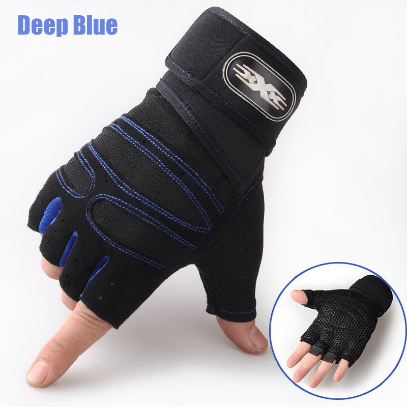 🎁KL STORE✨ 1 Pair Gym Gloves Sports Exercise Weight Lifting Training Fitness Outdoor Motorc