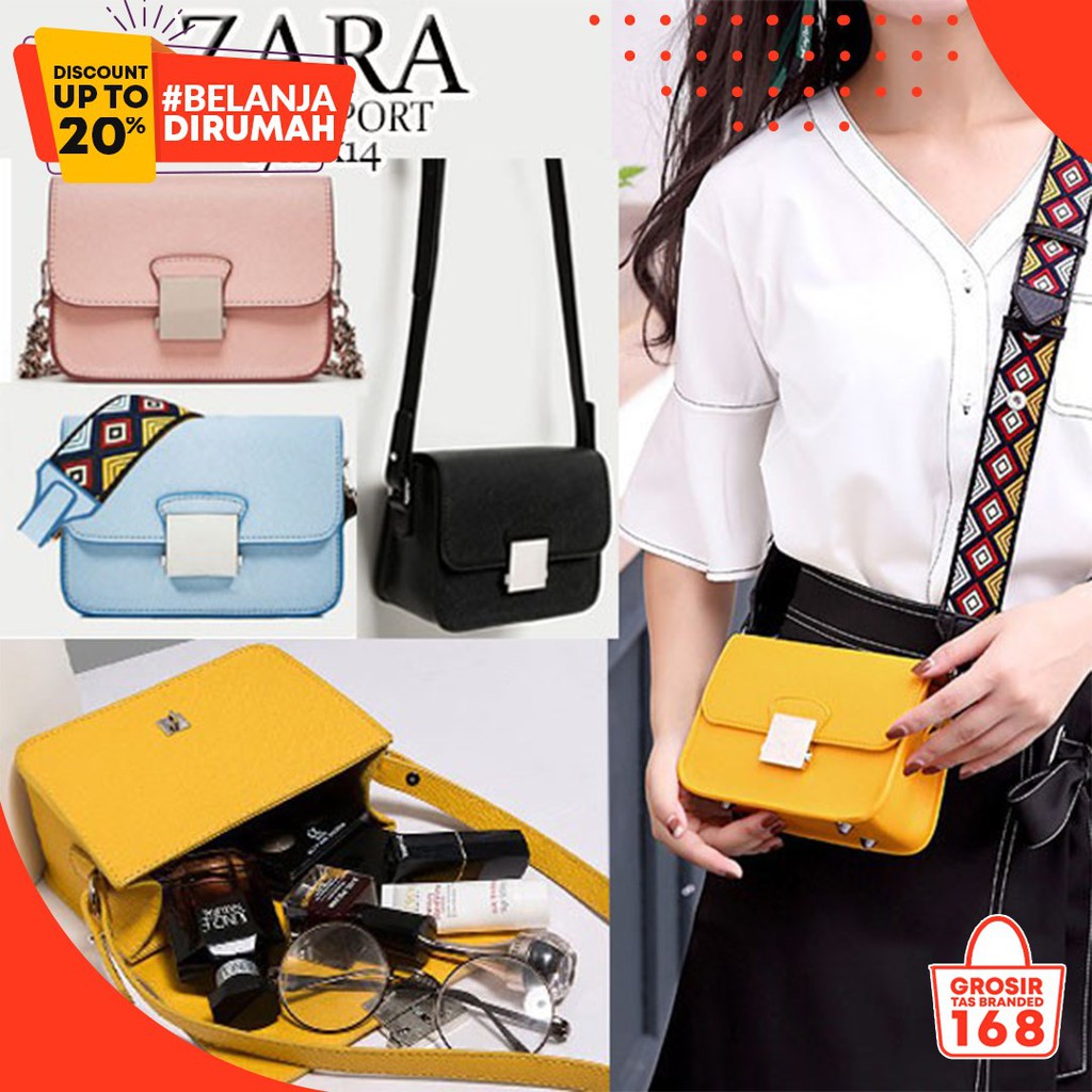 Imported Zara Sling Bag 2 Strap Women's 