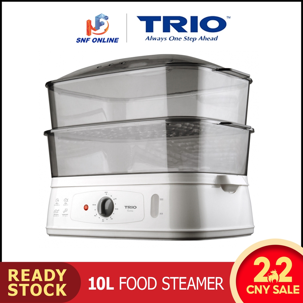 tuah981 Trio Food Steamer 2 Tier 10L TFS18 TFS18 Pengukus Makanan