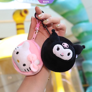 Ai-life 5Pcs 3D Lifelike Cute Cat Face Zipper Bag Coin Case Money Plush Purse Wallet Bag Pouch Handbag 