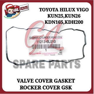 Hilux Kun25 Toyota Original Valve Cover Gasket Plug Seals Nozzle Seal Shopee Malaysia