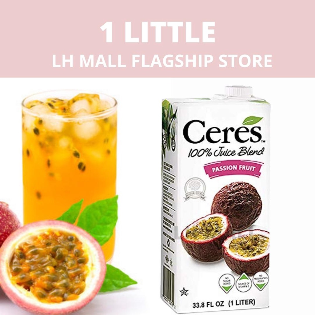 Passion Fruit Juices - SINGAPORE Ceres fruits juice 1 LITTLE (IMPORT)