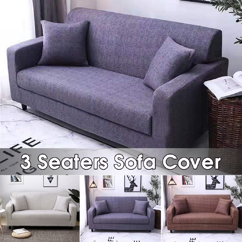 3 Seater Stretch Sofa Covers Couch Cover Elastic Slipcover