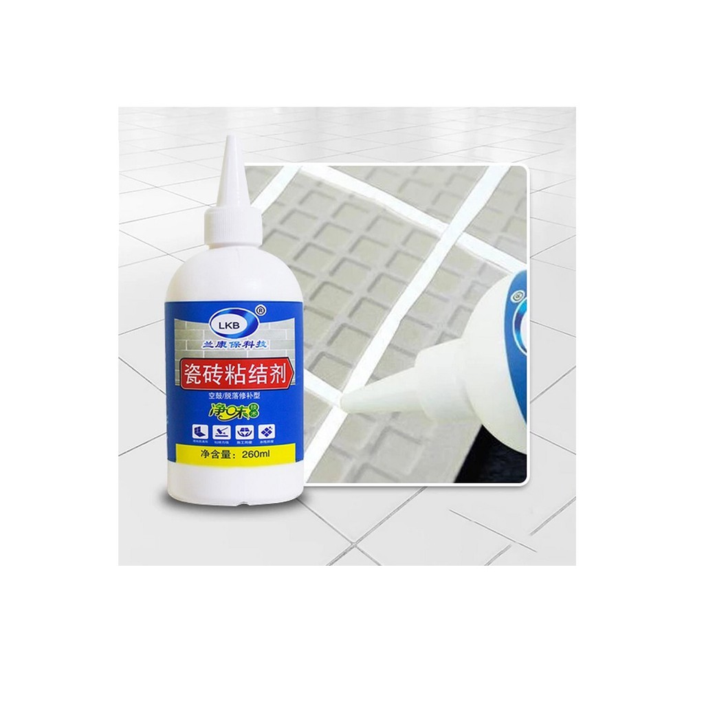 (WITH POINTED CAP) Easy Bonded Heavy Duty Tile Glue Ceramic Tile Repair