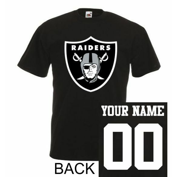 oakland raiders t shirt jersey