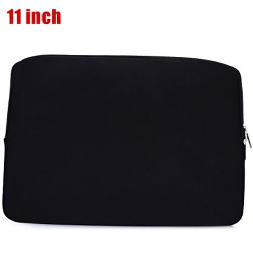 UNIVERSAL FOAM ZIPPER SOFT SLEEVE LAPTOP BAG COVER (BLACK) Shopee