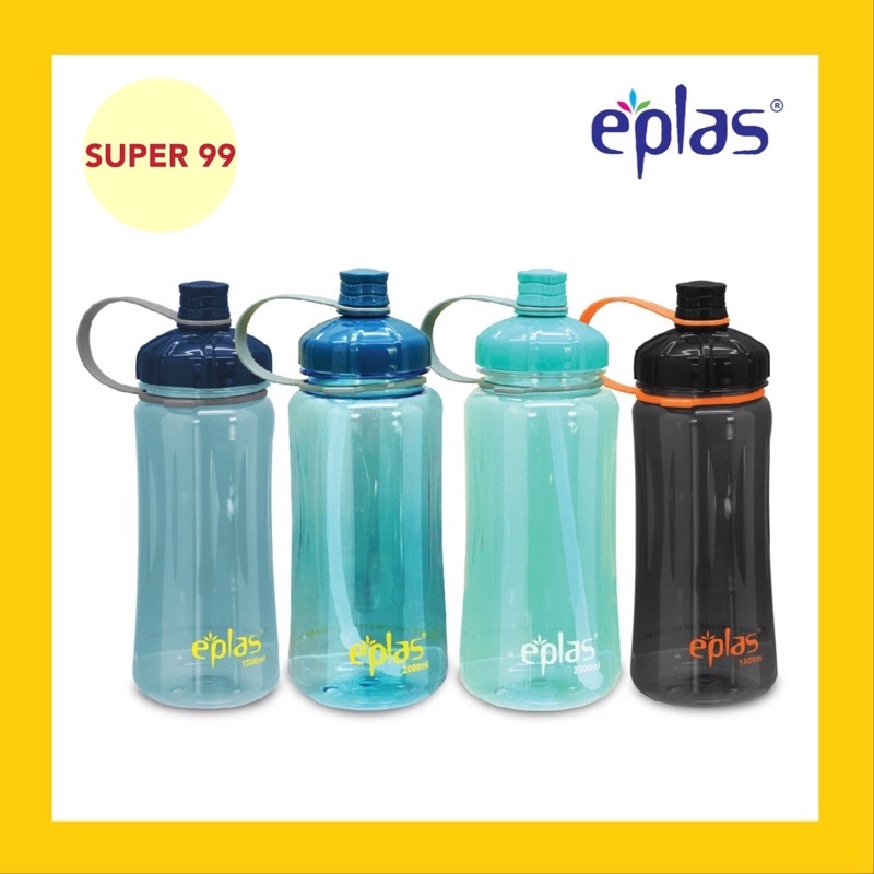 EPLAS (ELIANWARE) Heavy Duty (1500ML) Big Water Bottle With Handle ...