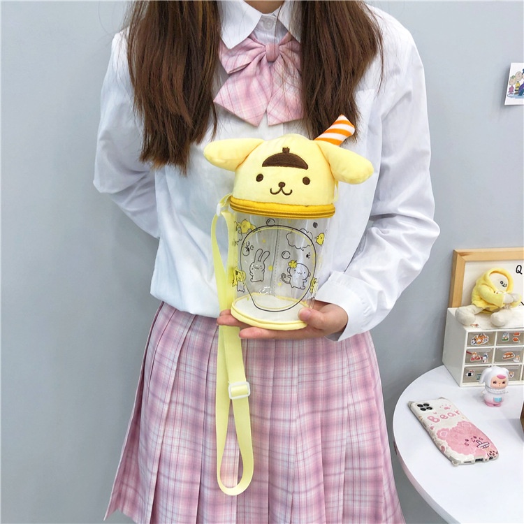 Cartoon Kawaii Kittys Kuromi Cinnamorol Mymelody Jelly Bag Cup Type Pvc ...