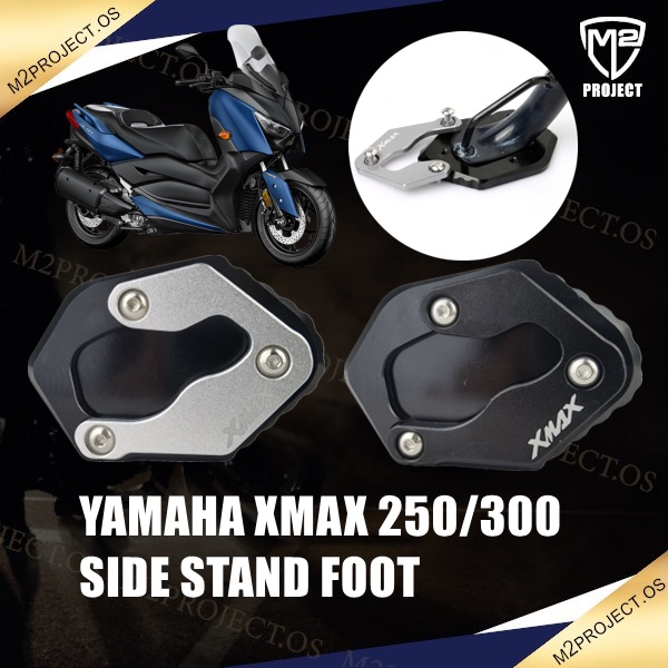 Titan Neues Aluminium Motorradzubehör Seitenständerverlängerung Ständer Vergrößerer für Yamaha Xmax 125 250 300 