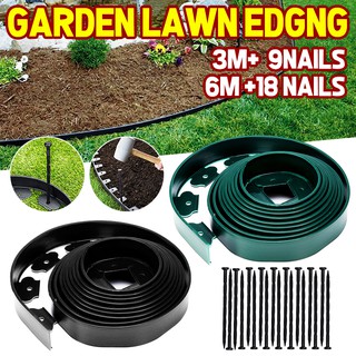 Garden Fence Edging Border 3m/5m/6m/10m Edge Landscape Lawn Flower Bed 