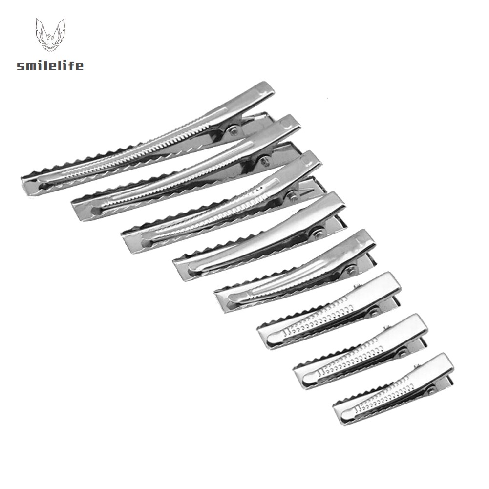 Single Prong Metal Alligator Hair Clips Hairpins Shopee Malaysia