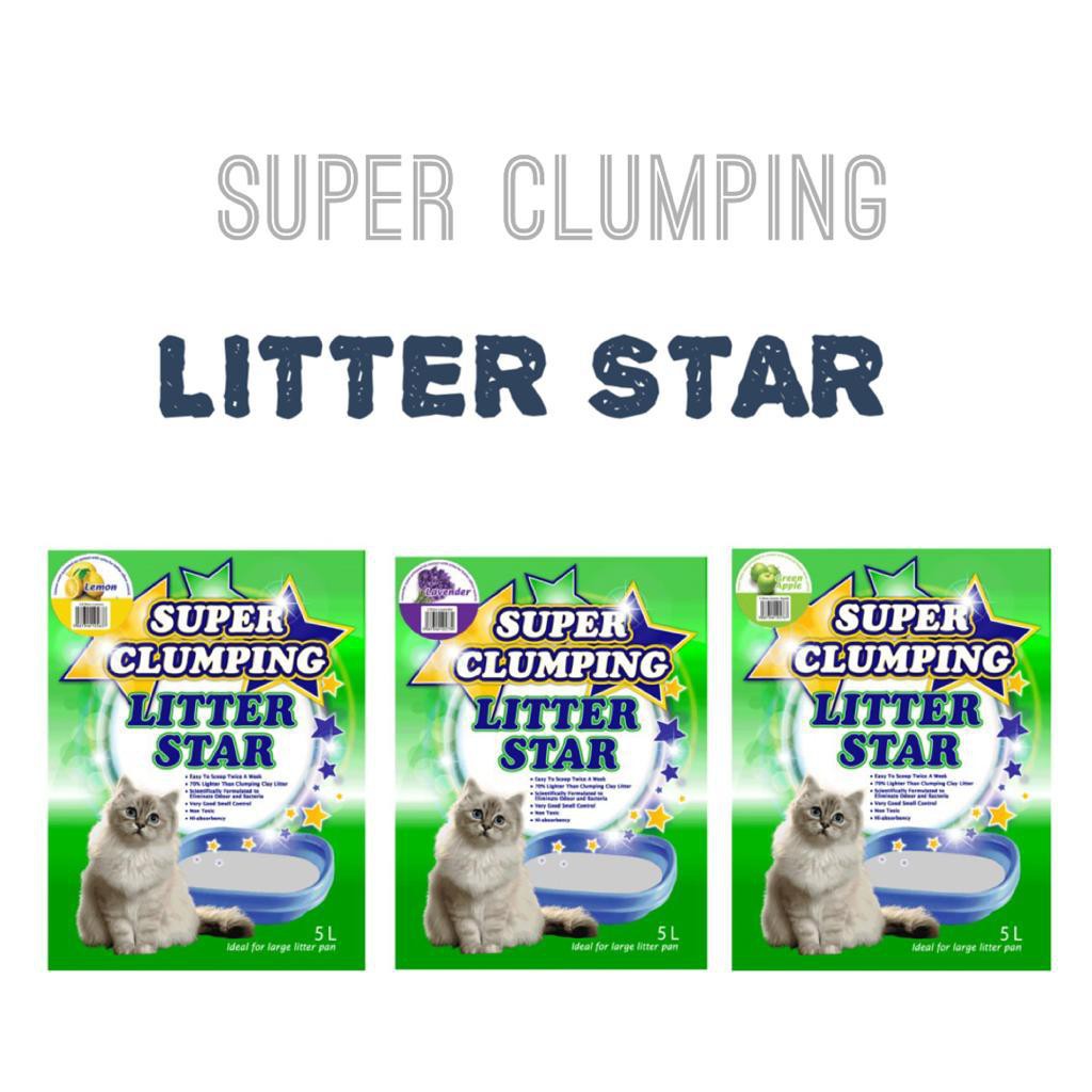 Litter Star Super Clumping Cat Litter 5L Shopee Malaysia