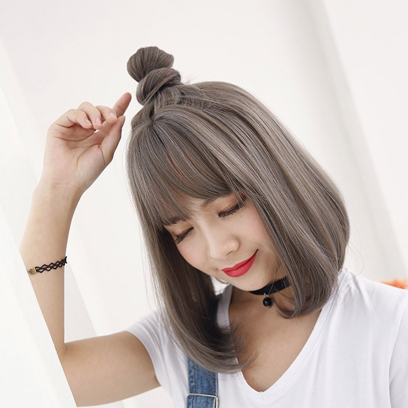 Wig Rambut Palsu Wanita Untuk Cosplay Halloween Shopee Malaysia