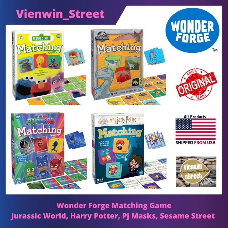 Wonder Forge PJ Masks Matching Game for Boys & Girls Age 3 and Up A Fun & Fast Memory Game You Can Play Over & Over 