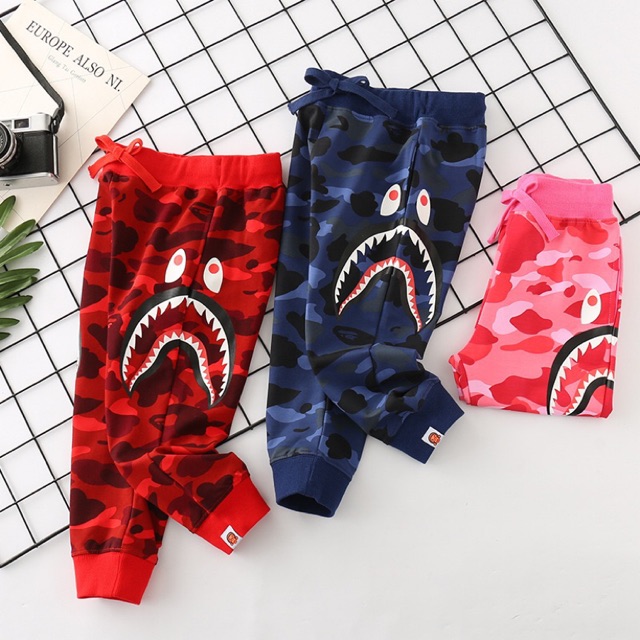 bape pants kids