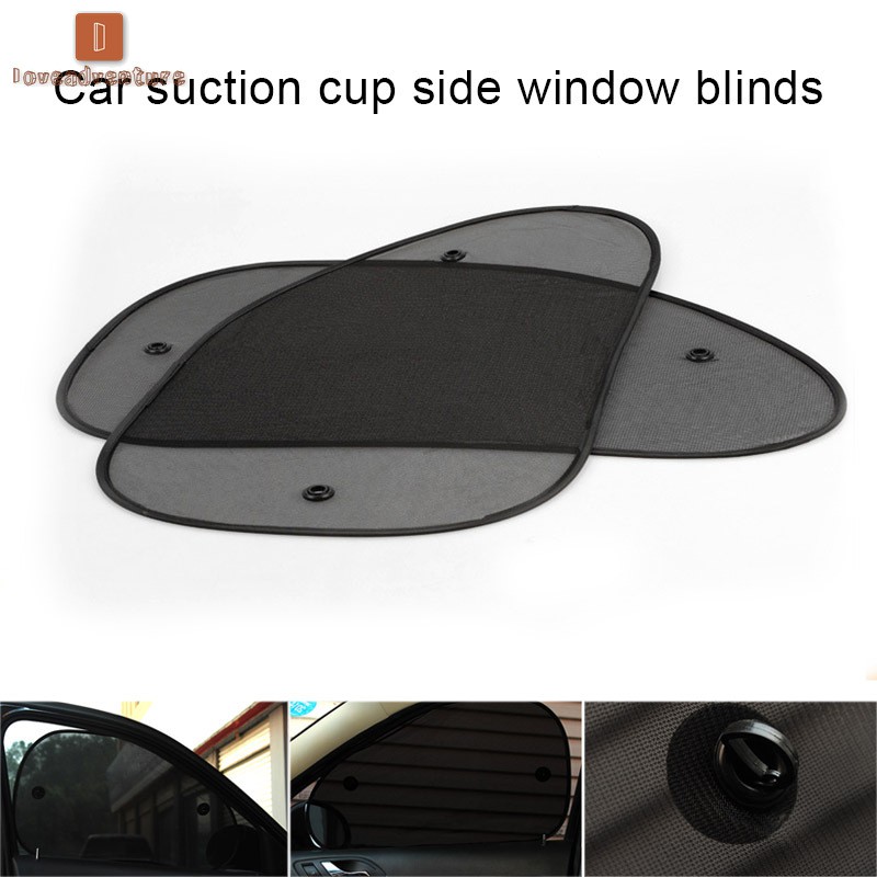 2Pcs Window Sun Shade Mesh Cover Baby UV Protector Shield Curtain for Car SUV