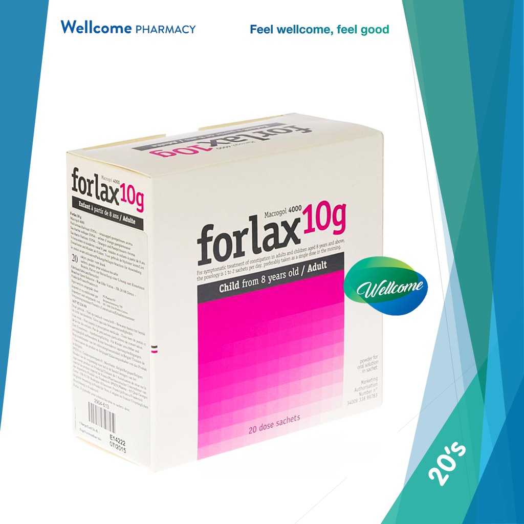 Forlax 10g Macrogol 4000 Sachets S Shopee Malaysia