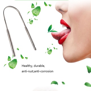 【ADD RM5 GET 2PCS】Oral Care Bad Breath Cleaning Oral Dental Hygiene Stainless Tongue Scraper
