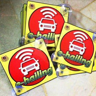 Ehailing Sticker [REMOVABLE] 2pcs [ JPJ SPECIFICATION 