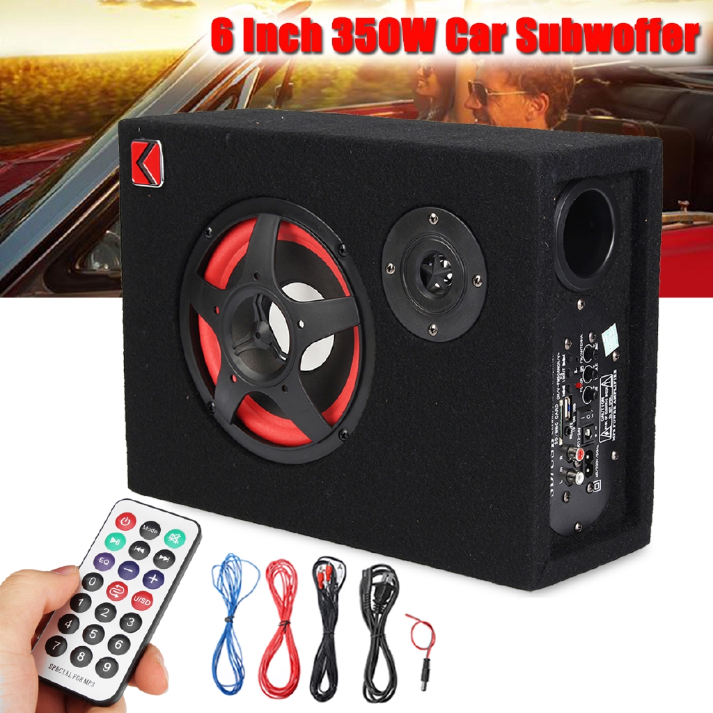 powered subwoofer car under seat