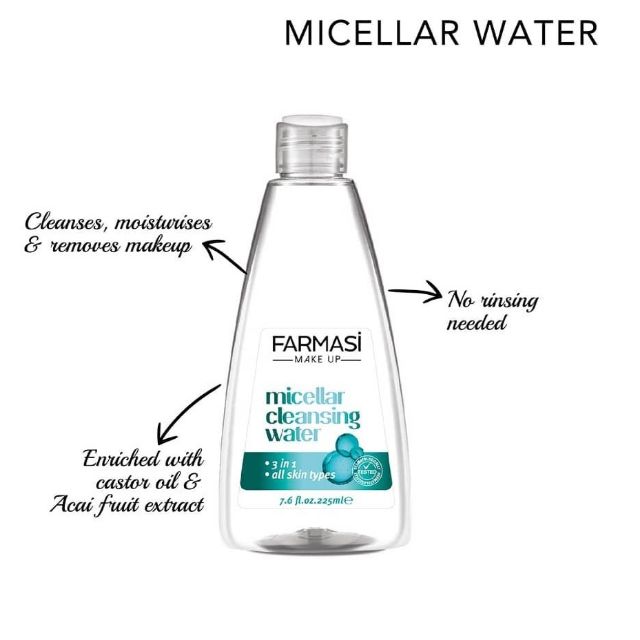micellar cleansing water farmasi