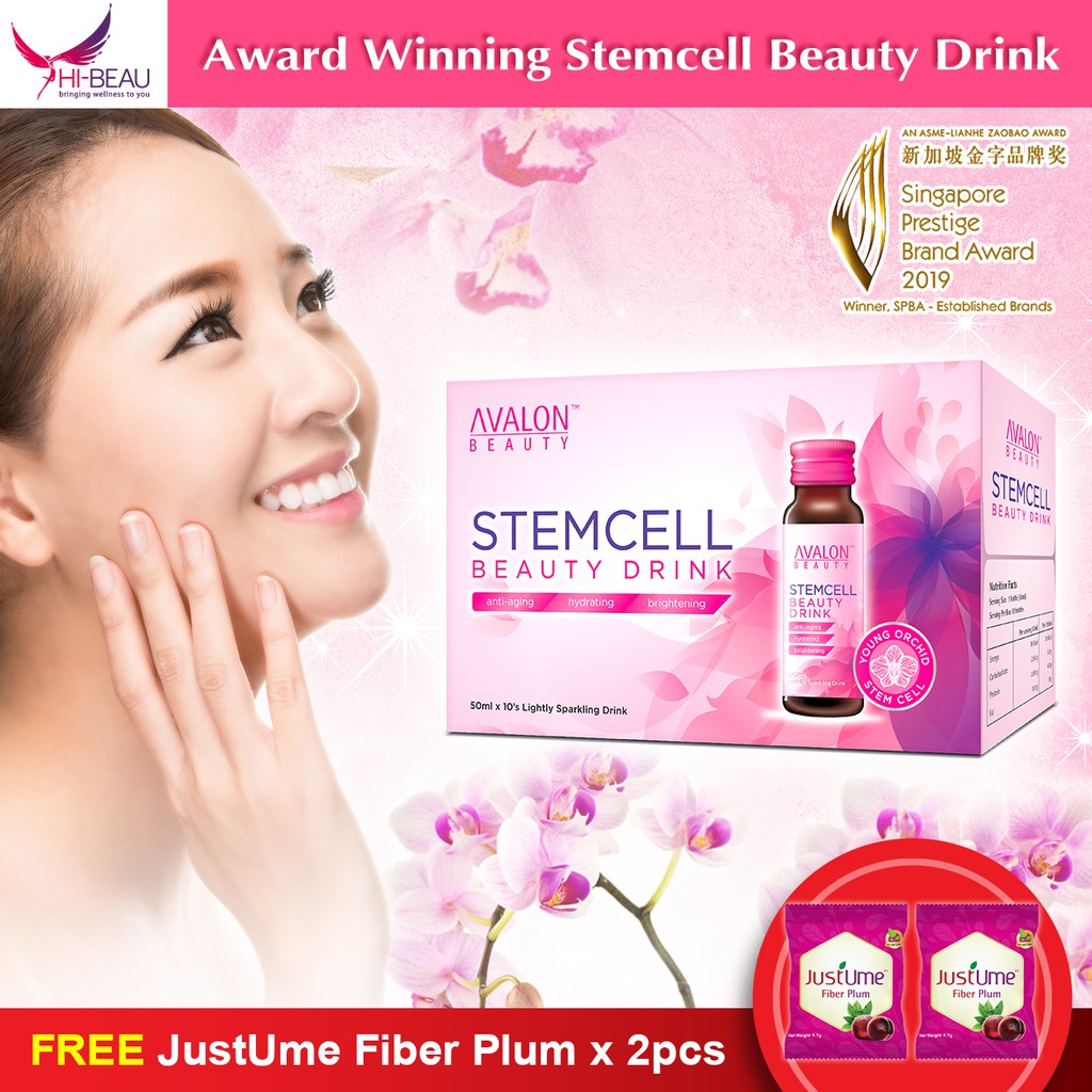 AVALON Stem Cell Beauty Drink 10 bottles 新加坡首创胡姬花干细胞美颜饮 ...