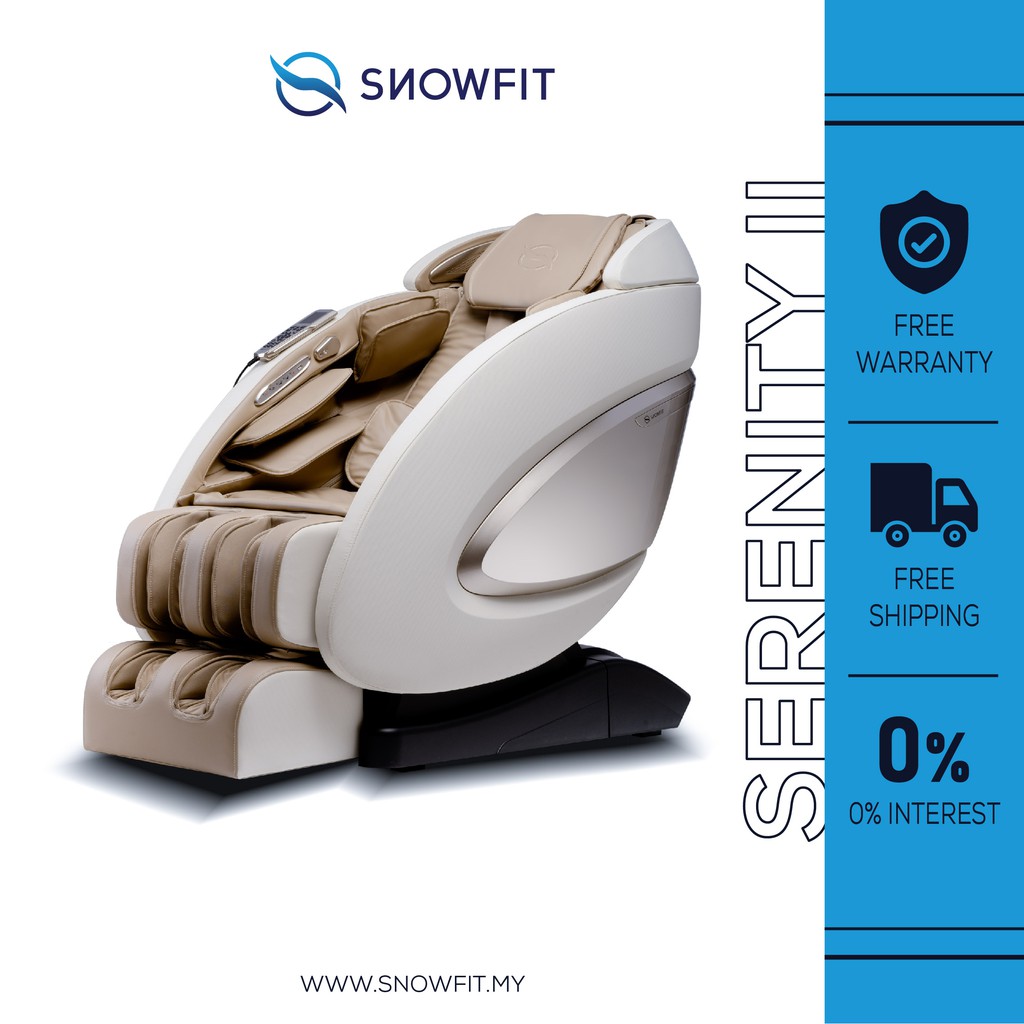 SNOWFIT Serenity II Luxury Space Capsule AI Voice Control Massage Chair