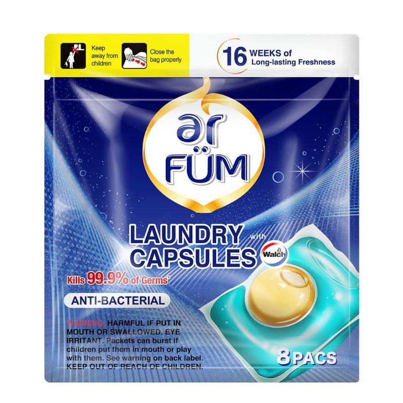 (Cheapest) AR Fum Laundry Capsules Antibacterial Trial Pack (8's x 12g