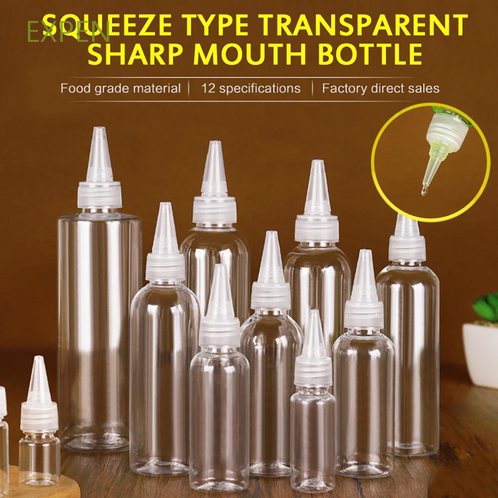 EXPEN Portable Empty Dropper Bottles Reusable Squeeze Bottles